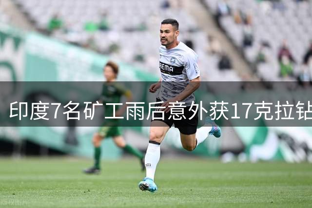 印度7名矿工雨后意外获17克拉钻石 估值超35万元改变命运